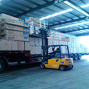 Загрузка коробок